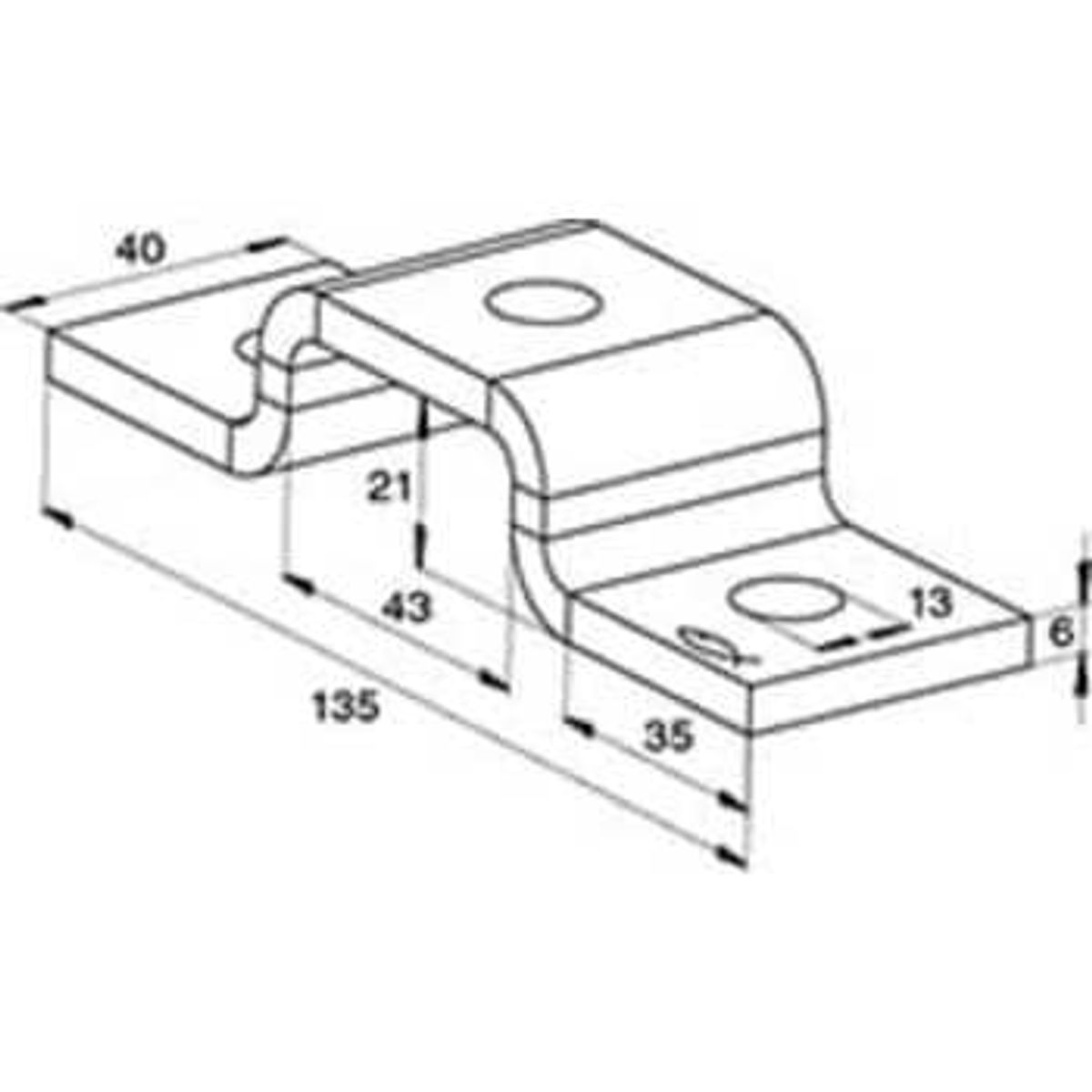 Fischer Samontec FUS 21/41/2,5 mm montageskinne 6 meter