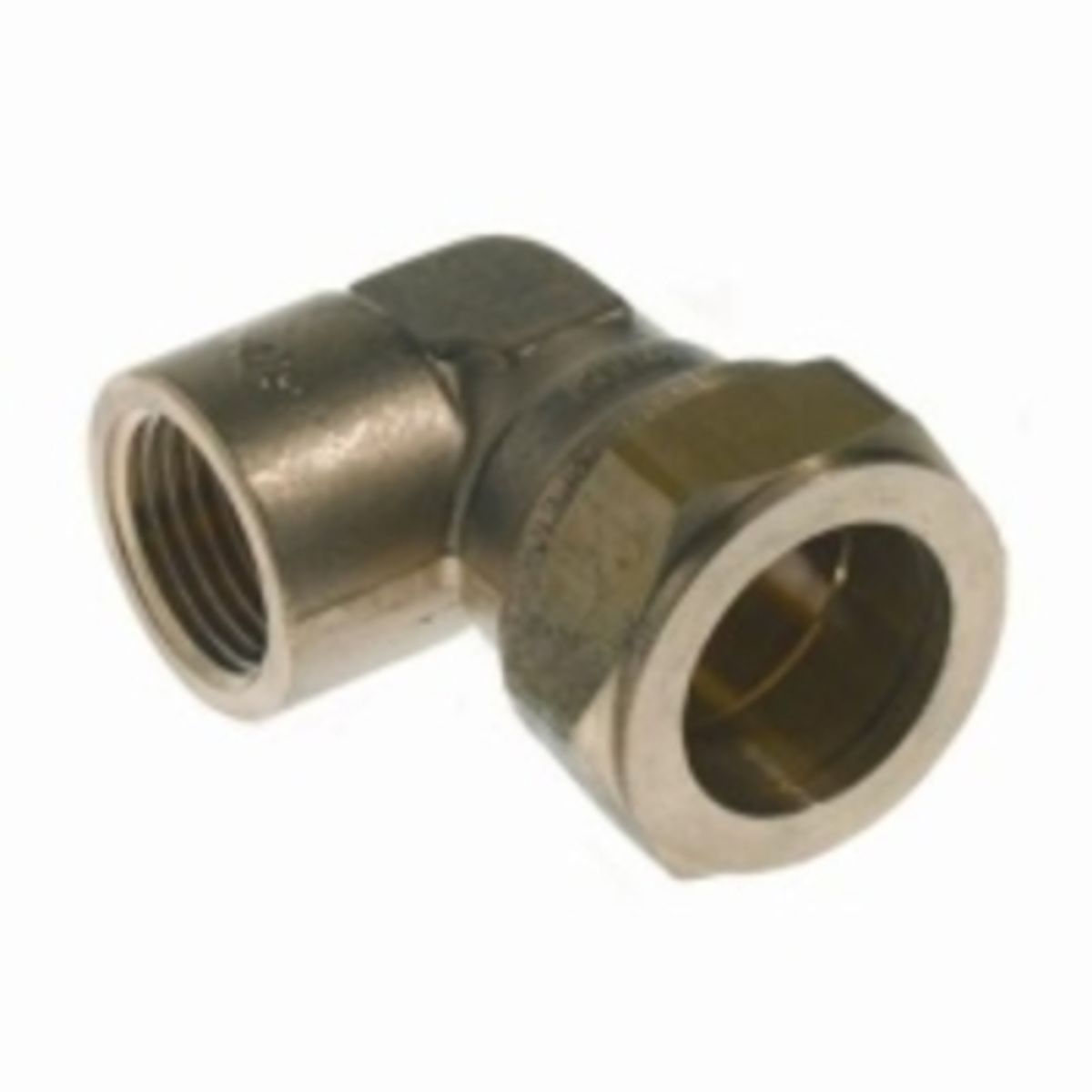 Vinkel 3/8 - 10 MM Med muffe Kompressions Fittings