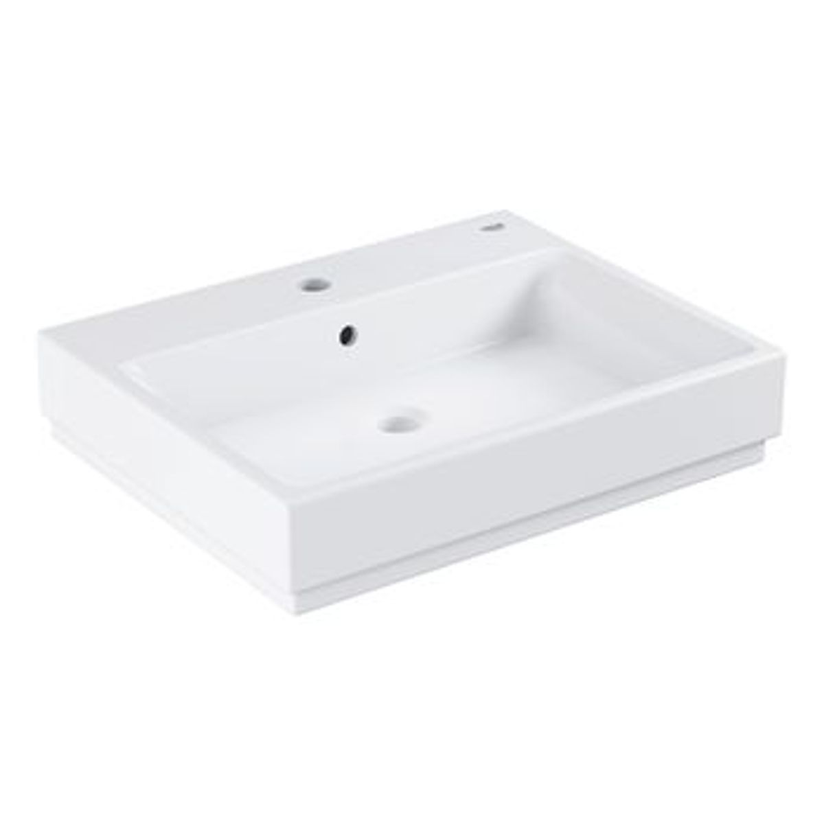 Grohe Cube Ceramicvæghængtmed overløb600 x 490 mmFint brændt ler