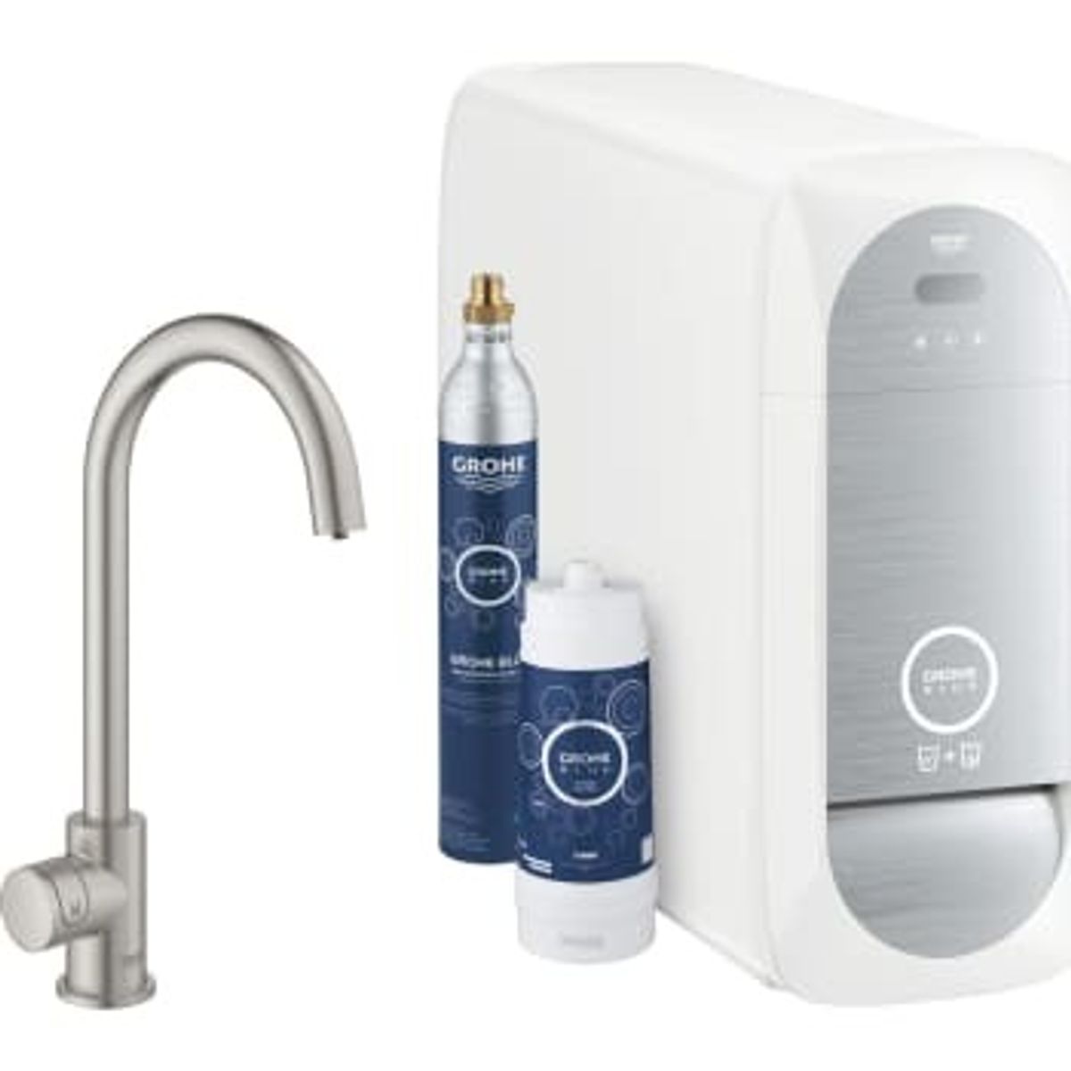 GROHE Blue Home Mono armatur med filter function, C-tud