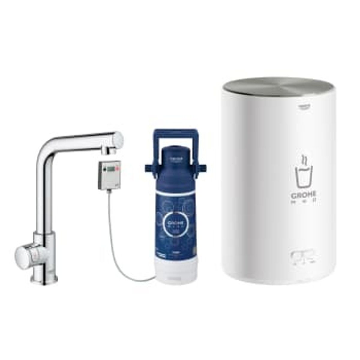 GROHE Red Mono Armatur L-tud og M-size kedel