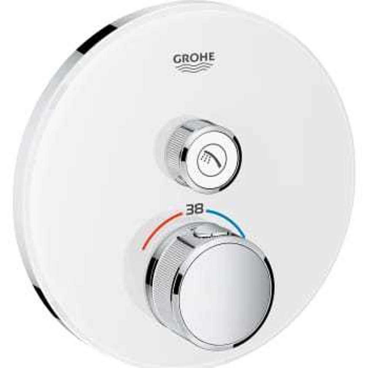 Grohe Grohtherm SmartControlTermostat til indbygning med en ventil