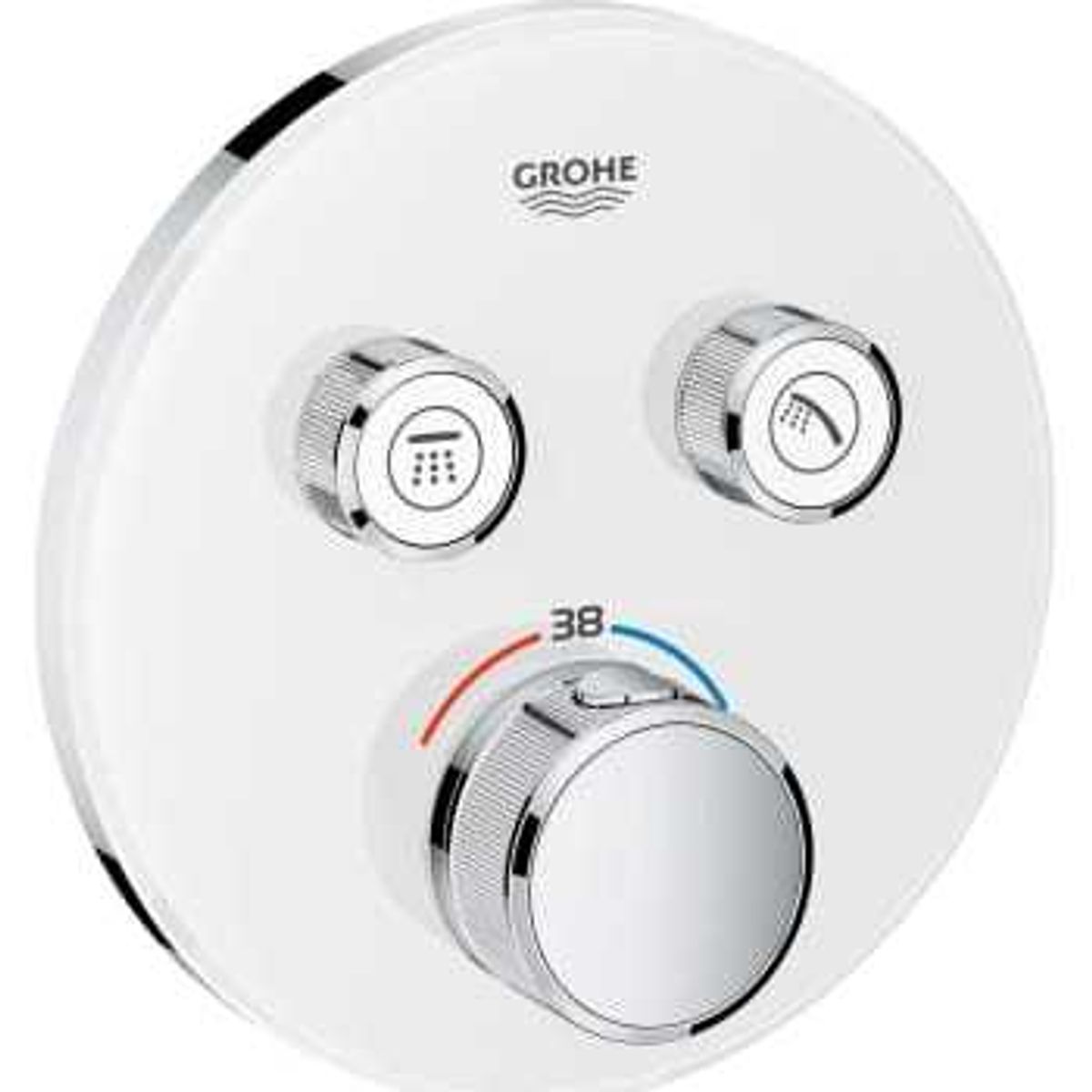 Grohe Grohtherm SmartControlTermostat til indbygning med to ventiler