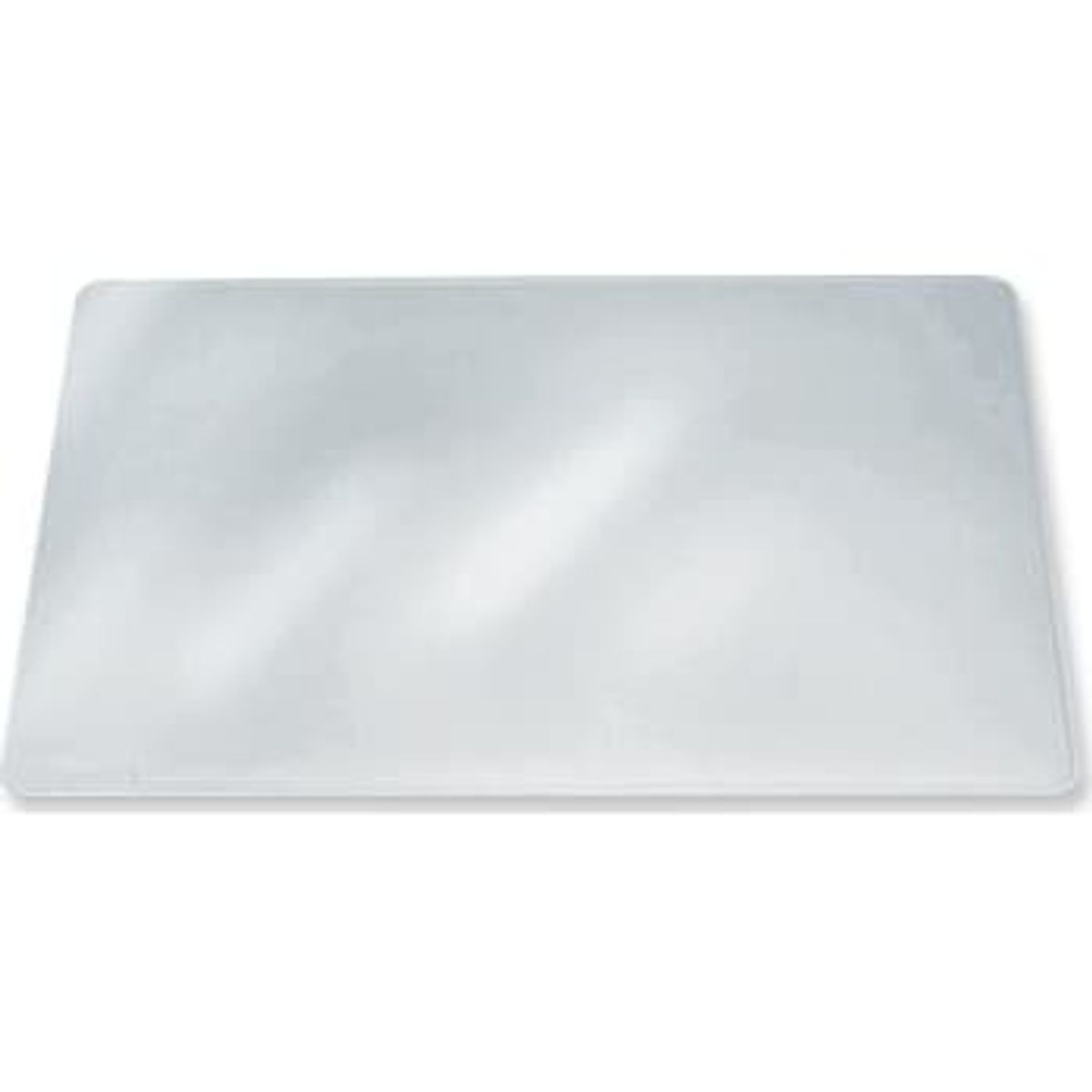 Skriveunderlag, 50 x 65 cm, refleksfri klar PVC-plast