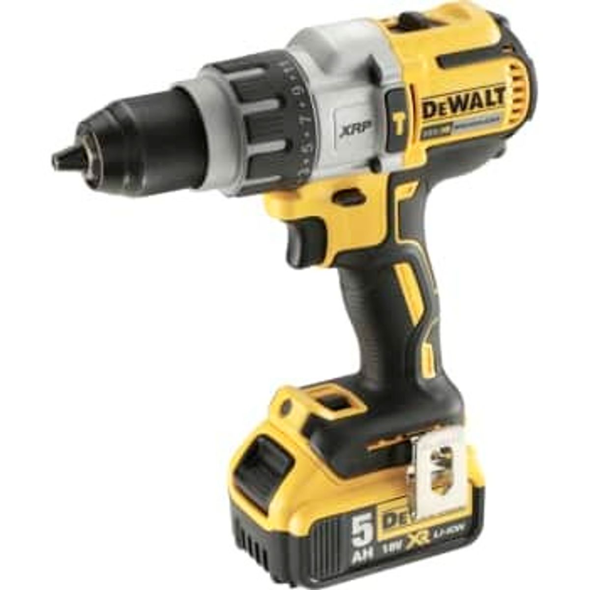 DEWALT 18 V XRP slagboremaskine DCD996P2-QW, 2 x 18 V/5,0 Ah