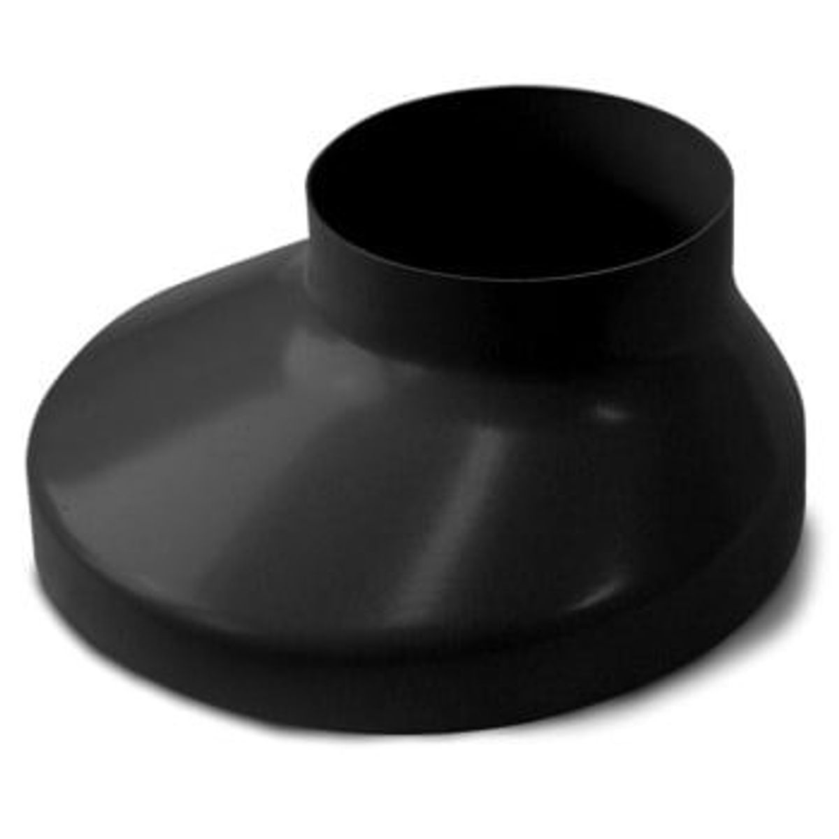 Plastmo brøndkrave 90 mm svart 130 mm