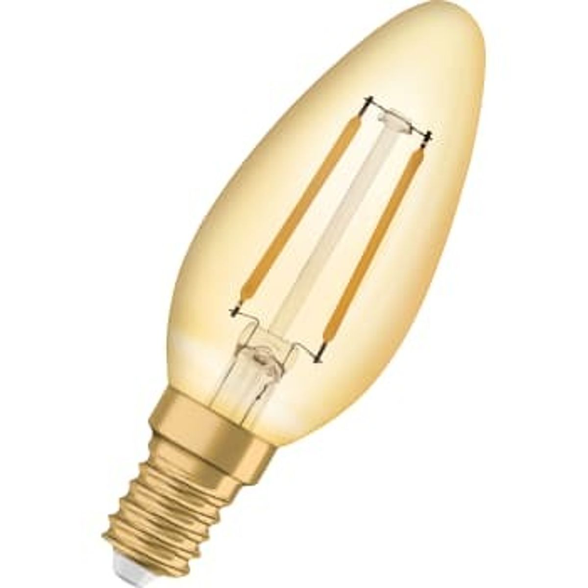 Ledvance Vintage 1906 LED Kerte 2,5W 825, 220 lumen, E14, guld