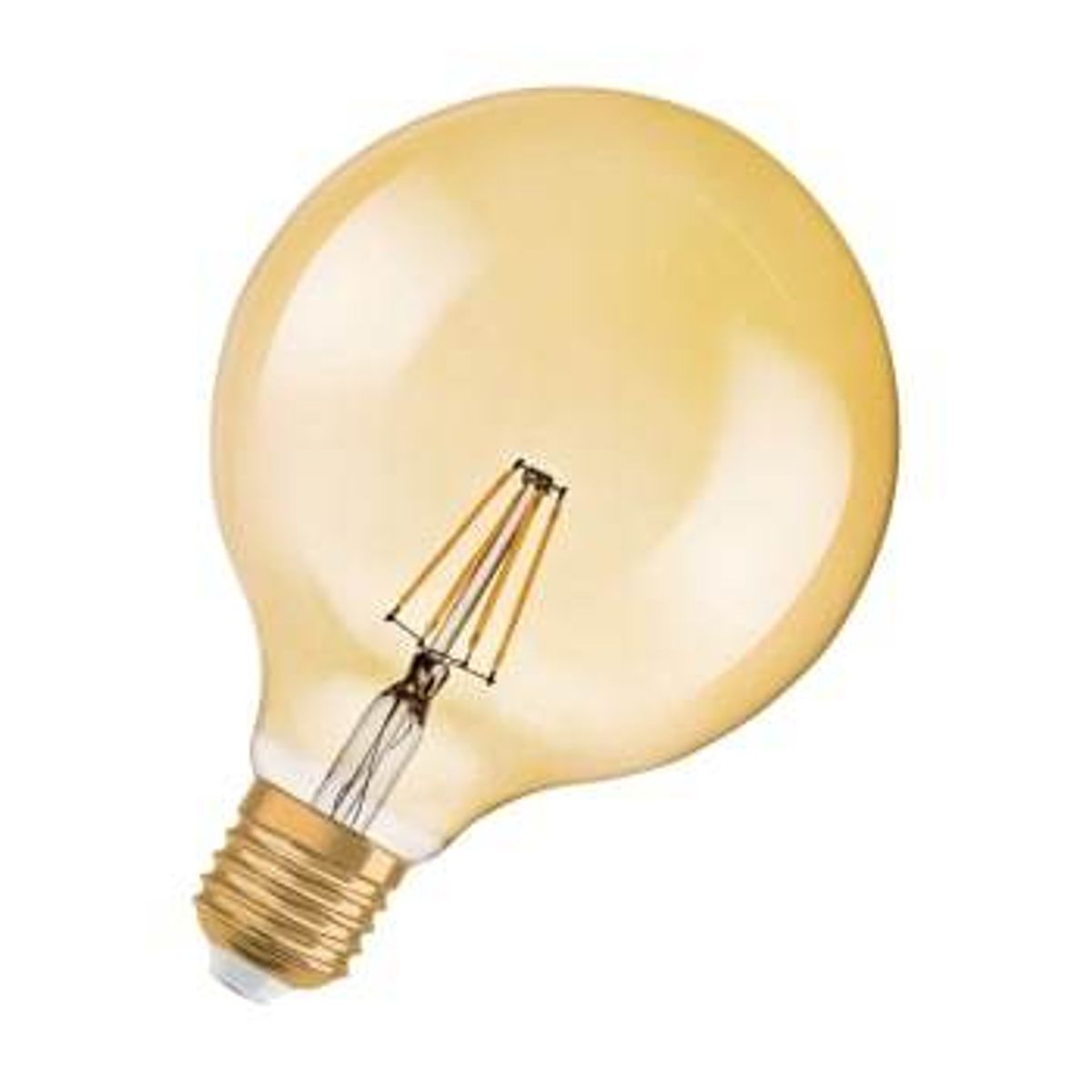 Ledvance Vintage 1906 LED Globe 125, 6,5W 825, 650 lm, E27 guld dæmp