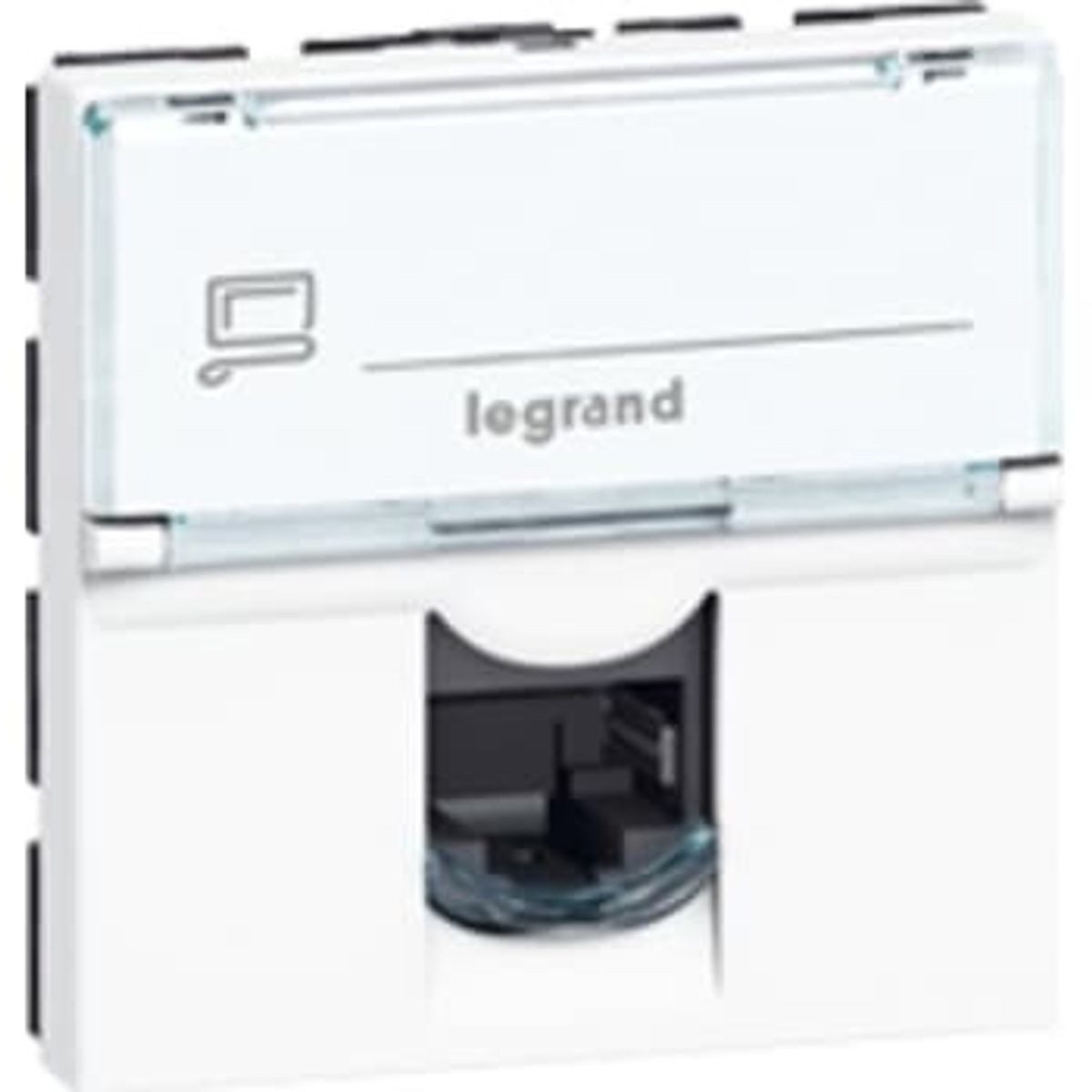 Legrand Mosaic udtag kat.6 utp 2m hv