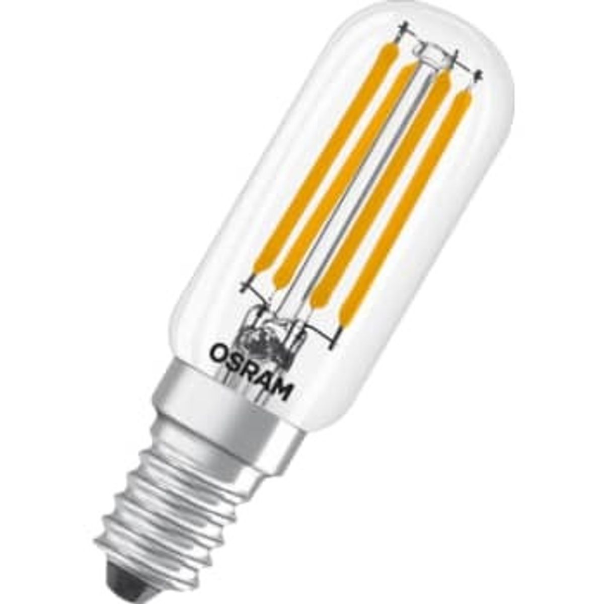 Osram T26 filament 470lm 4,8W/827 300° E14 dæmpbar