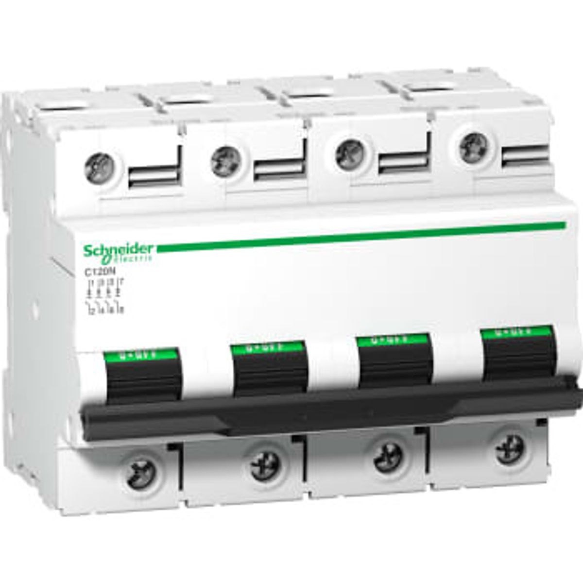 Schneider Electric Automatsikring c 4p 125a 10ka