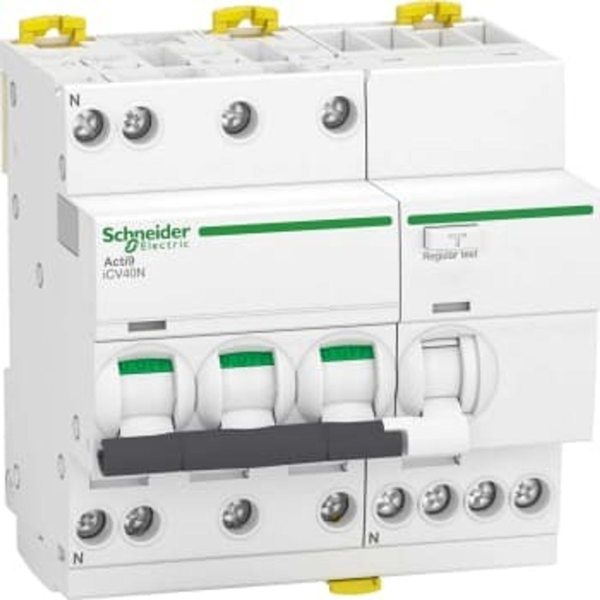 Schneider Electric Kombiafbryder RCBo, HPFI, iCV40N, 3P+N C 20A, 30mA, kl.A (16 stk)