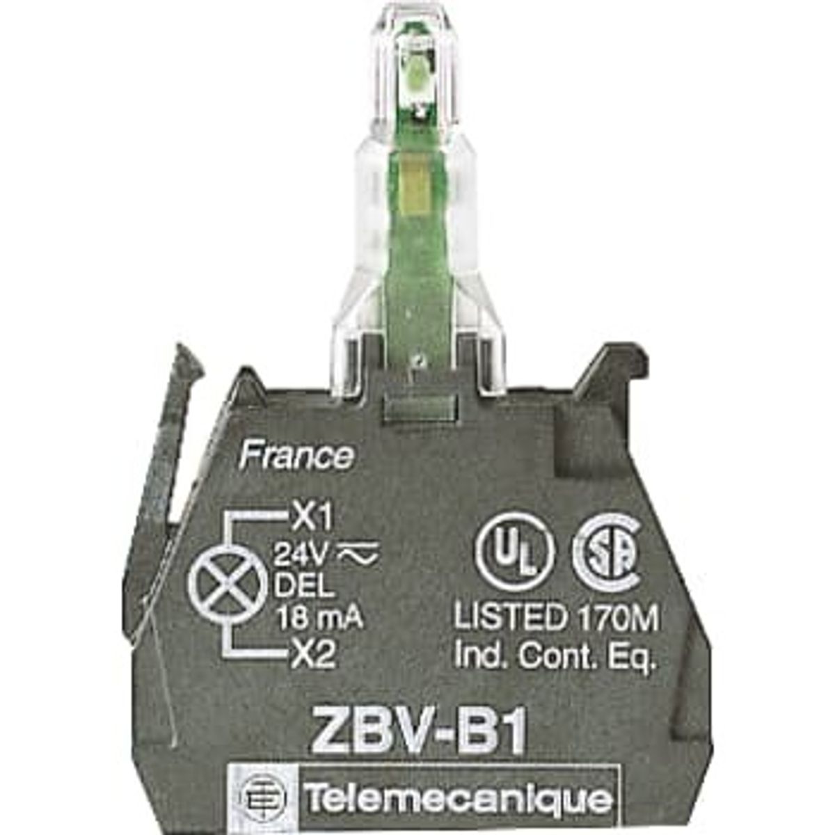 Schneider Electric Lampekrop led hvid 230v zbvm1