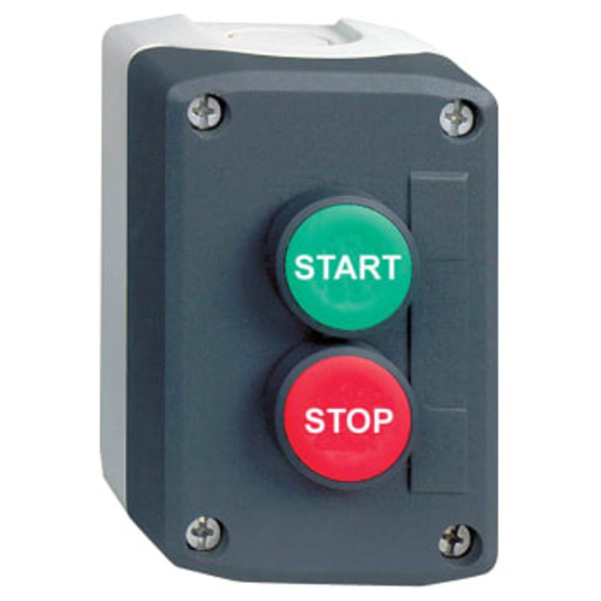 Schneider Electric trykkasse m/start/stop xald215