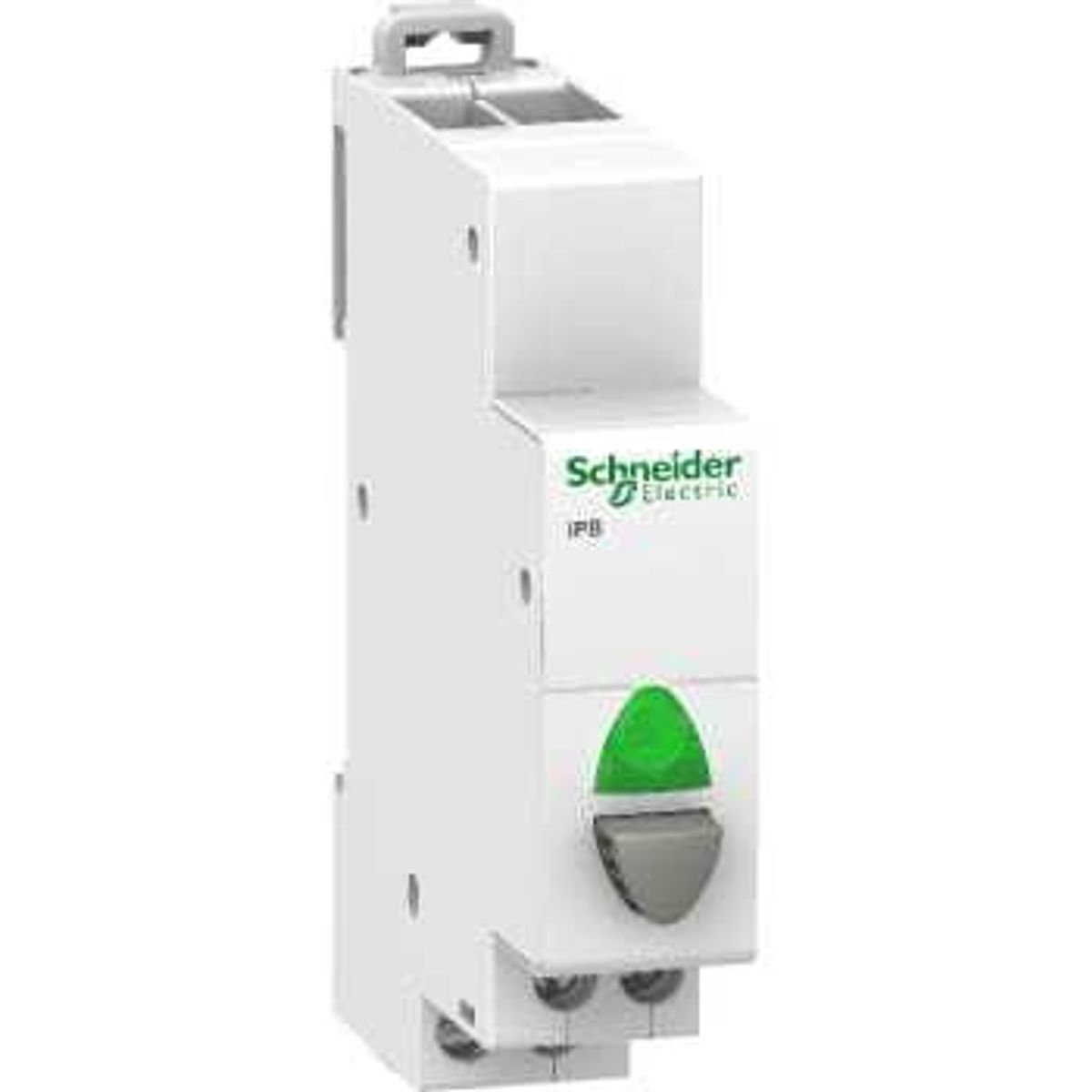 Schneider Electric Acti9 Trykkontakt IPB 1 Slutte Grå - Grøn Led 12/48VAC/DC