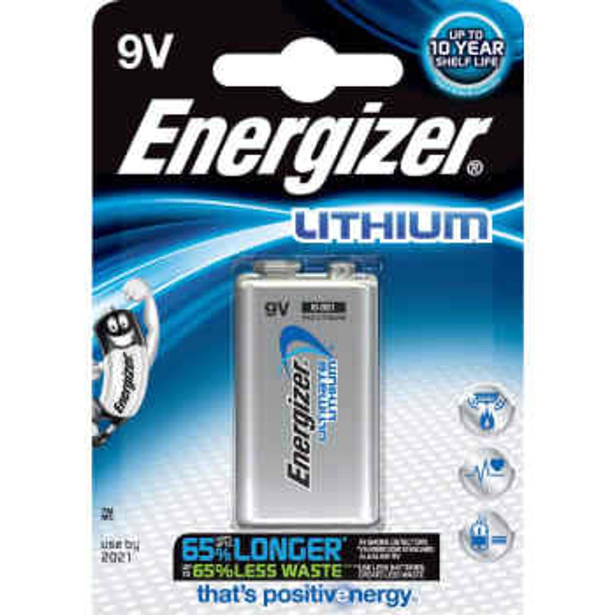 Batteri energizer ultimate 9v