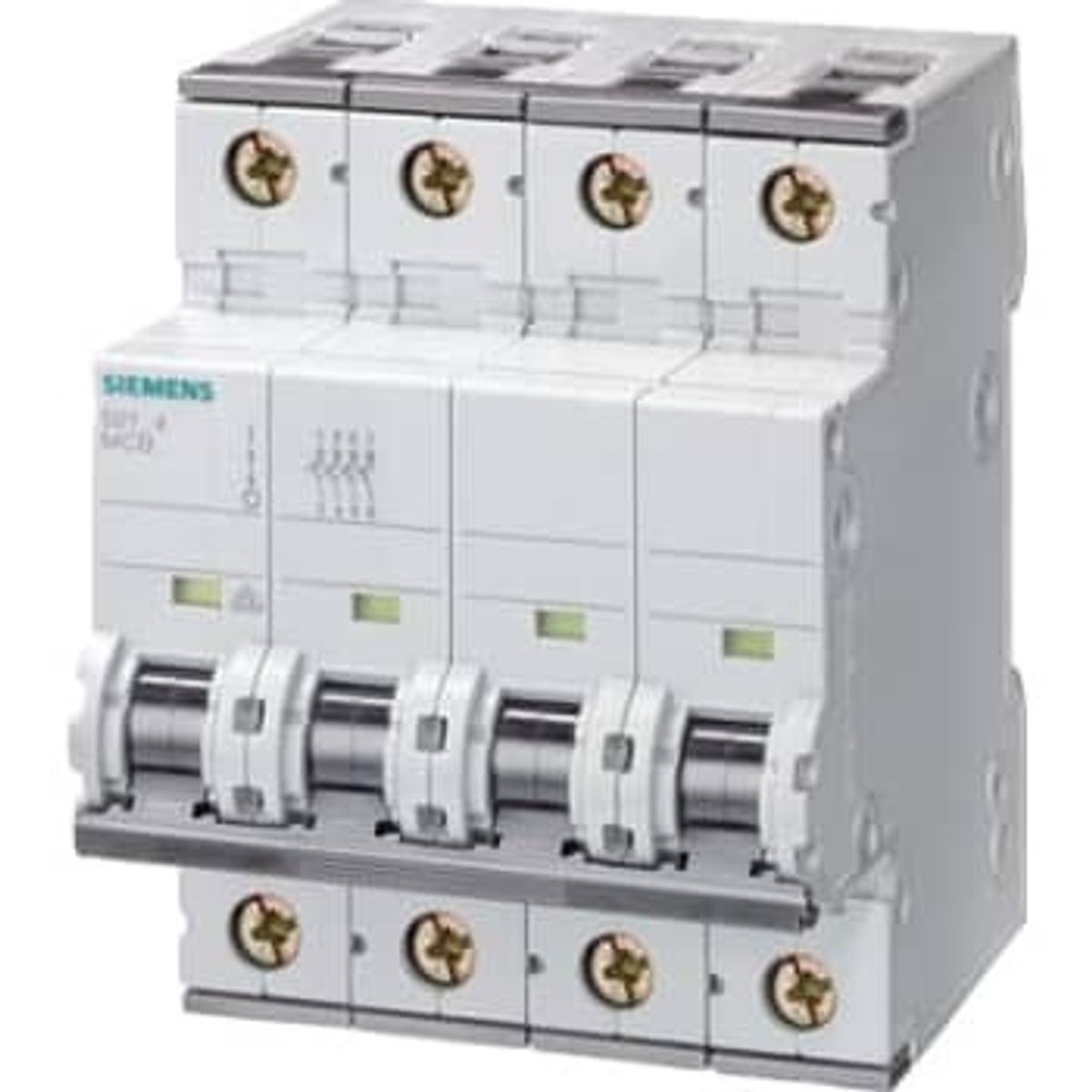 Siemens Automatsikring B 13A, 3P+N, 6kA, 5SY6613-6