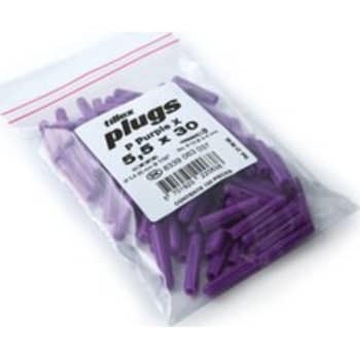 Tillex Plugs px 5,5x30mm-100 lilla (100 stk)