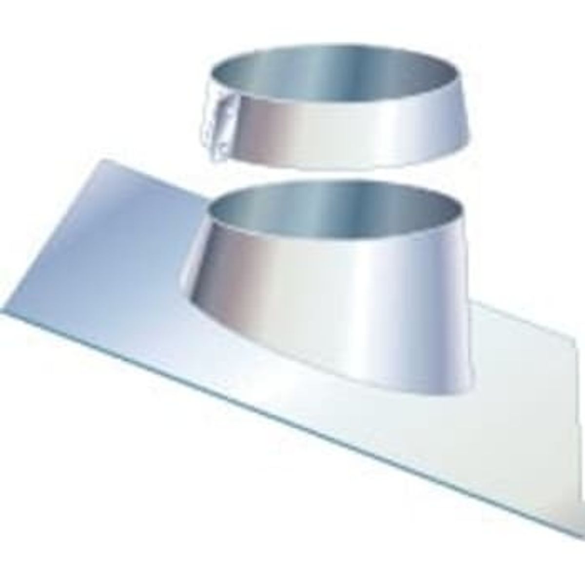 Kierulff Metalbestos skorsten uØ 230mm inddækning 5-32° aluminium