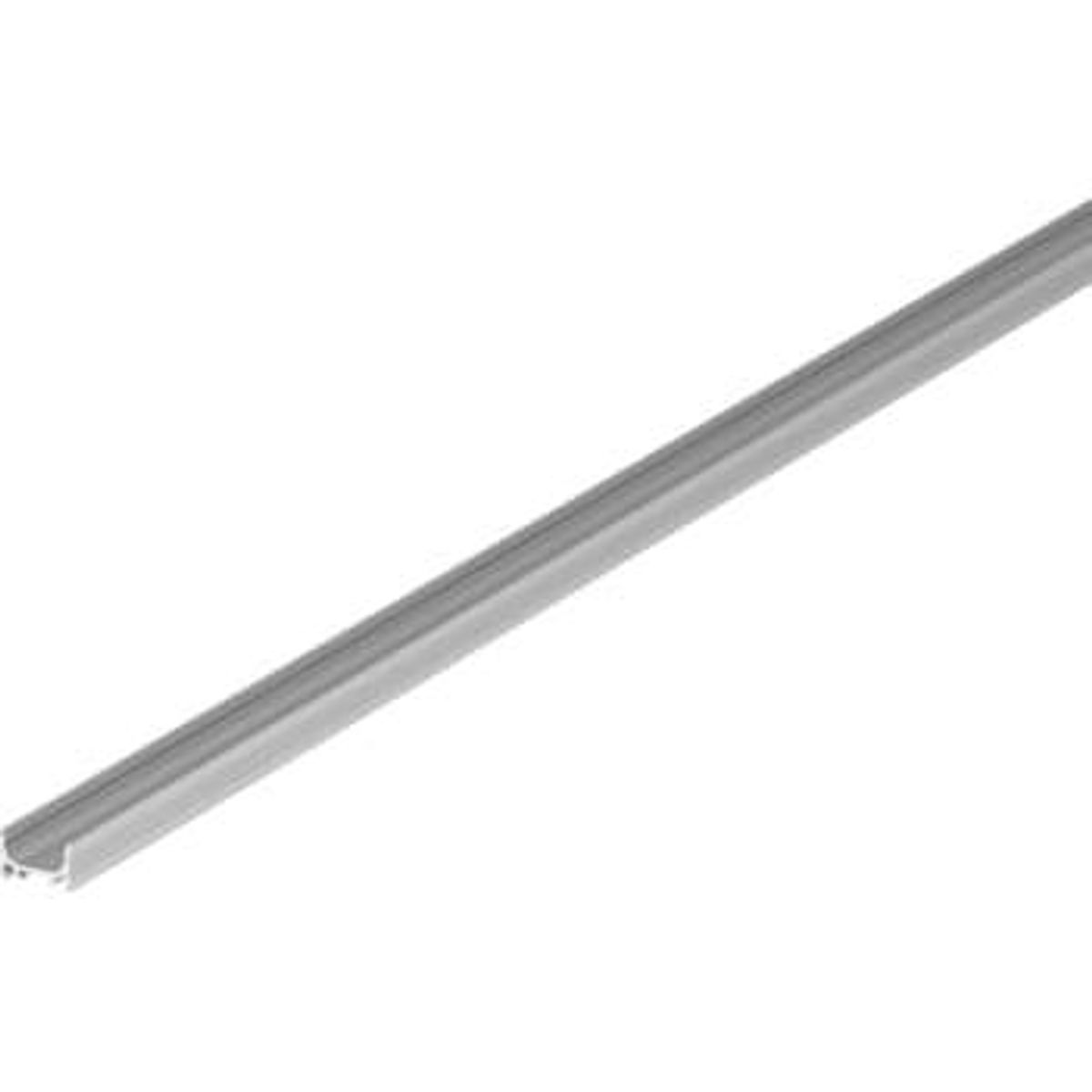 SLV GRAZIA 10 LED påbygningsprofil, flad, rillet, 2m, alu