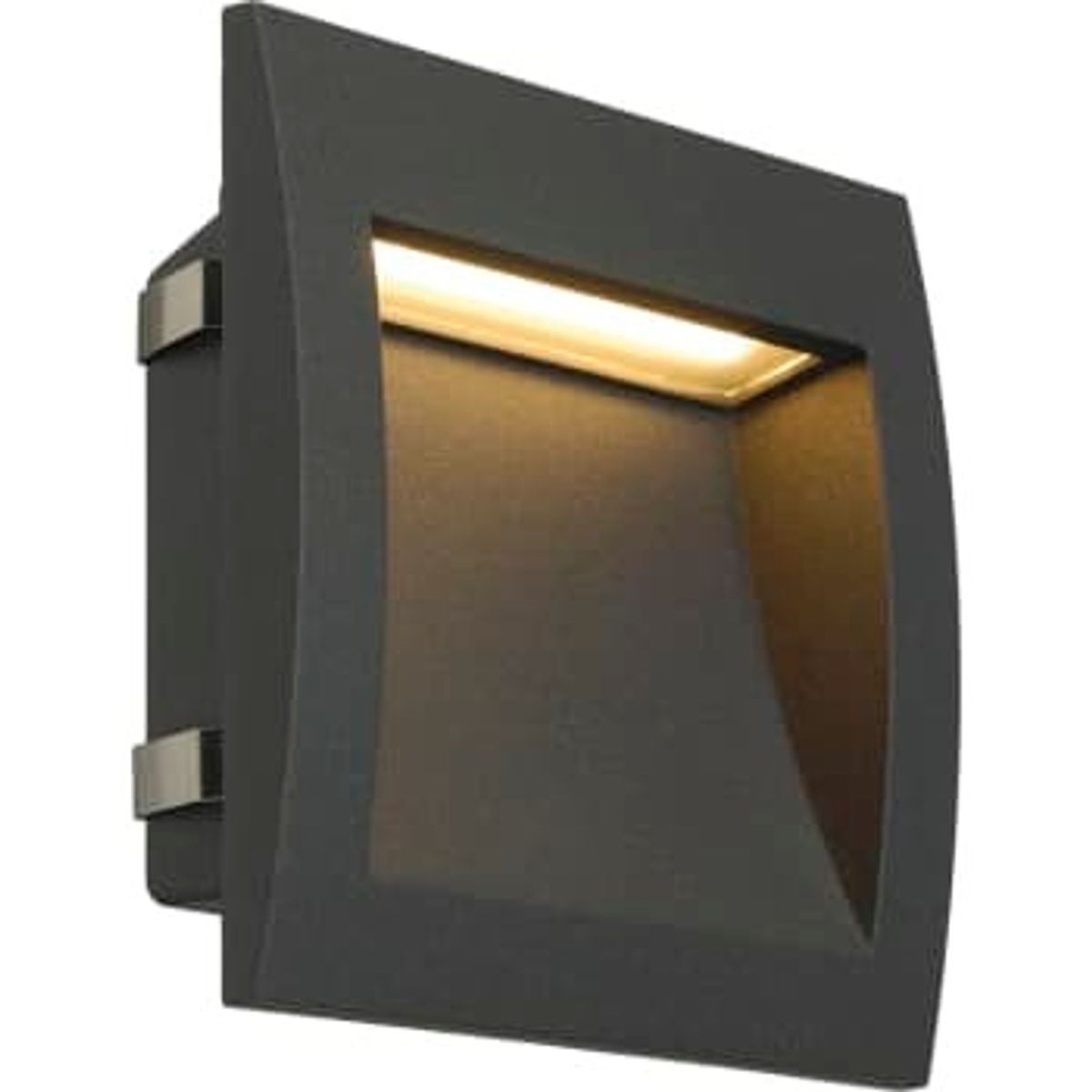 SLV DOWN OUT LED L Indbygning væg, antracit, SMD LED 3000K, IP55