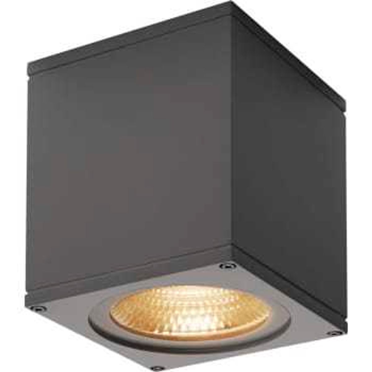 SLV Loftlampe Big Theo, LED 21W 3000K, 2000 lumen, antracit, IP44