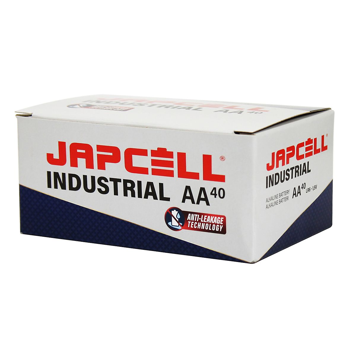 Japcell batteri 1,5V AA industrial- pakke a 40stk