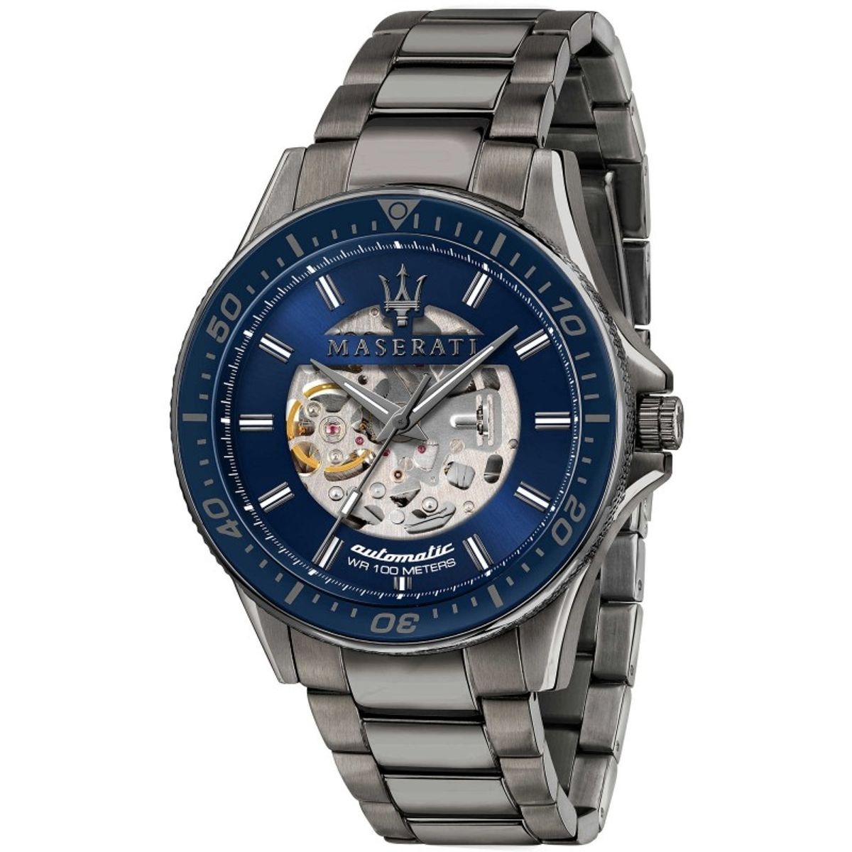 MASERATI Sfida Skeleton Blue Herreur R8823140001