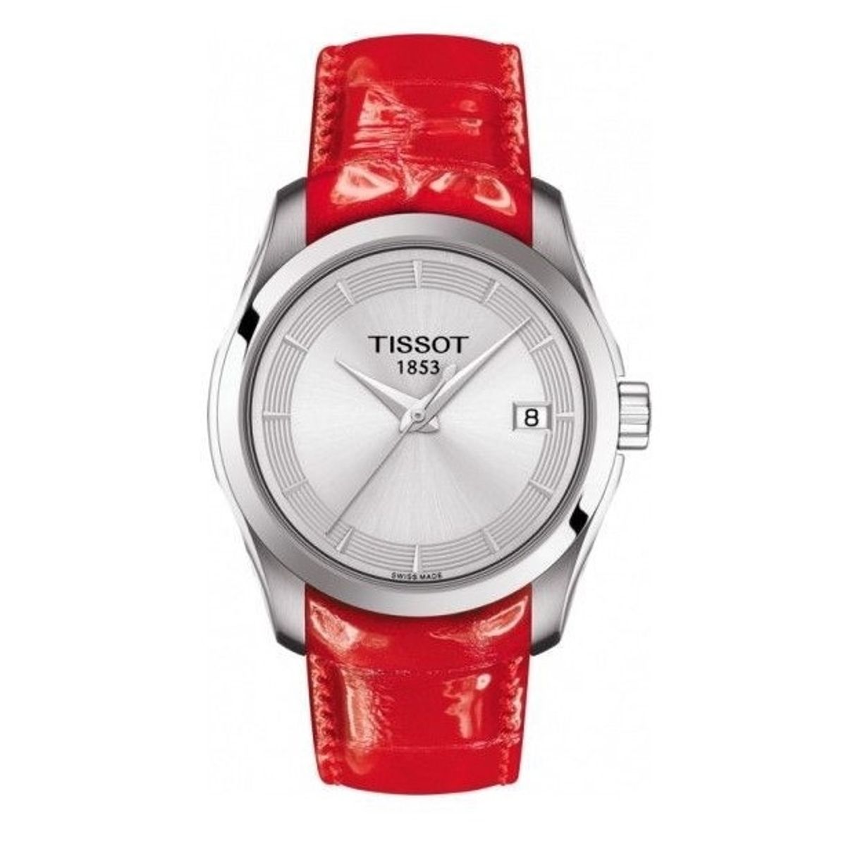 TISSOT Quartz T-Classic Couturier Red Dameur