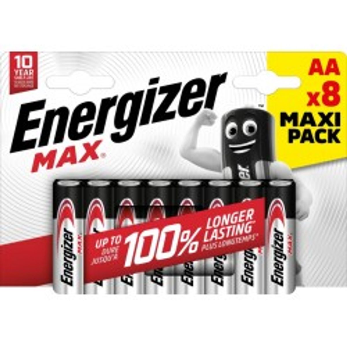 Energizer Max AA 8 Pack - Batteri