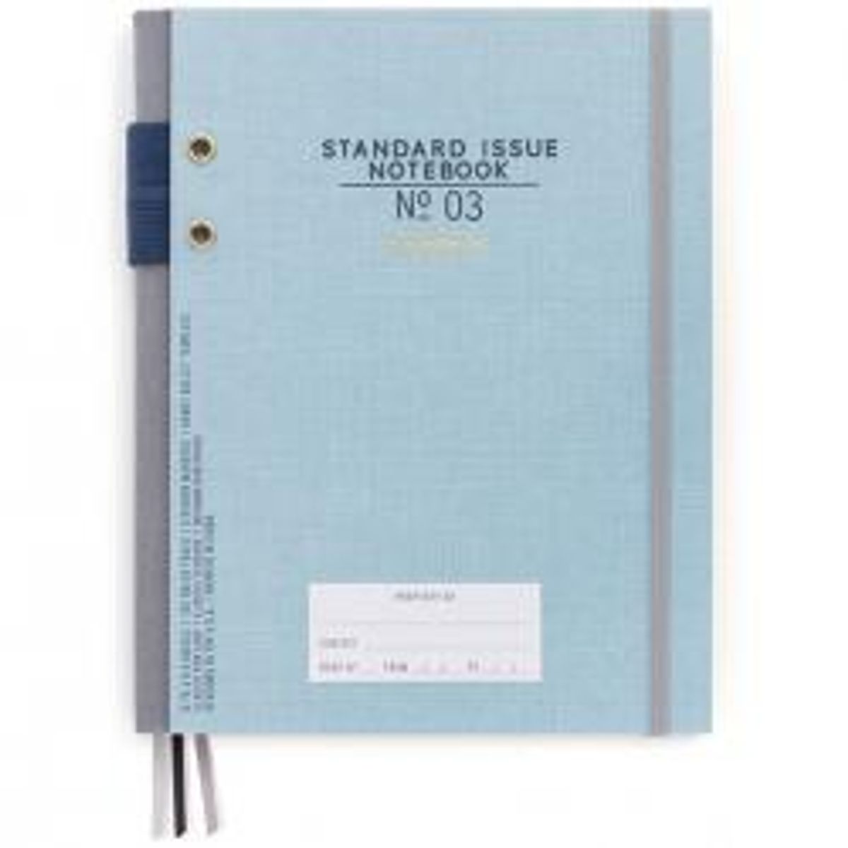 Designworks Ink Notebook Standard Issue Blue - Notesbog