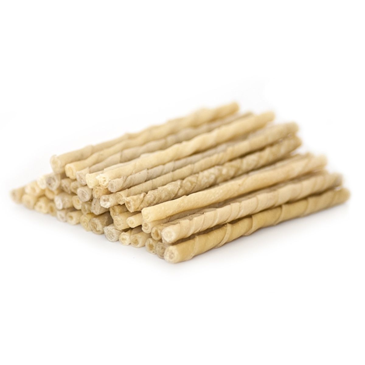 Tyggepinde. Twisted stick natural. 500g.