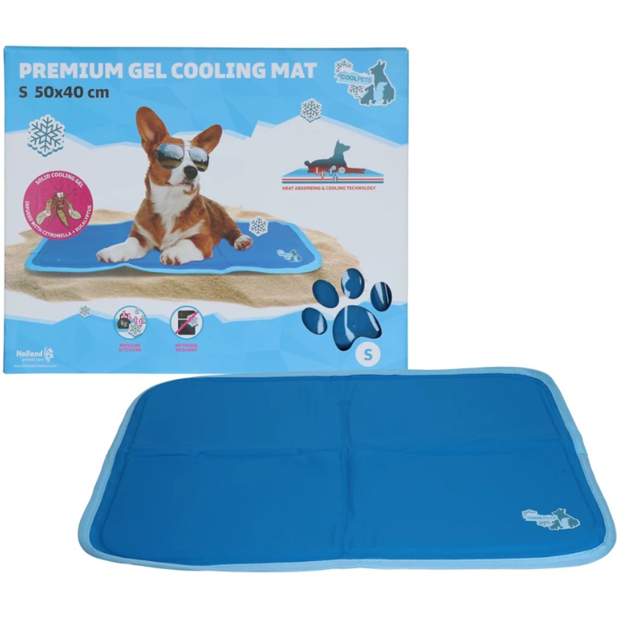 CoolPets Premium Solid Gel Coolmat. Kølemåtte.