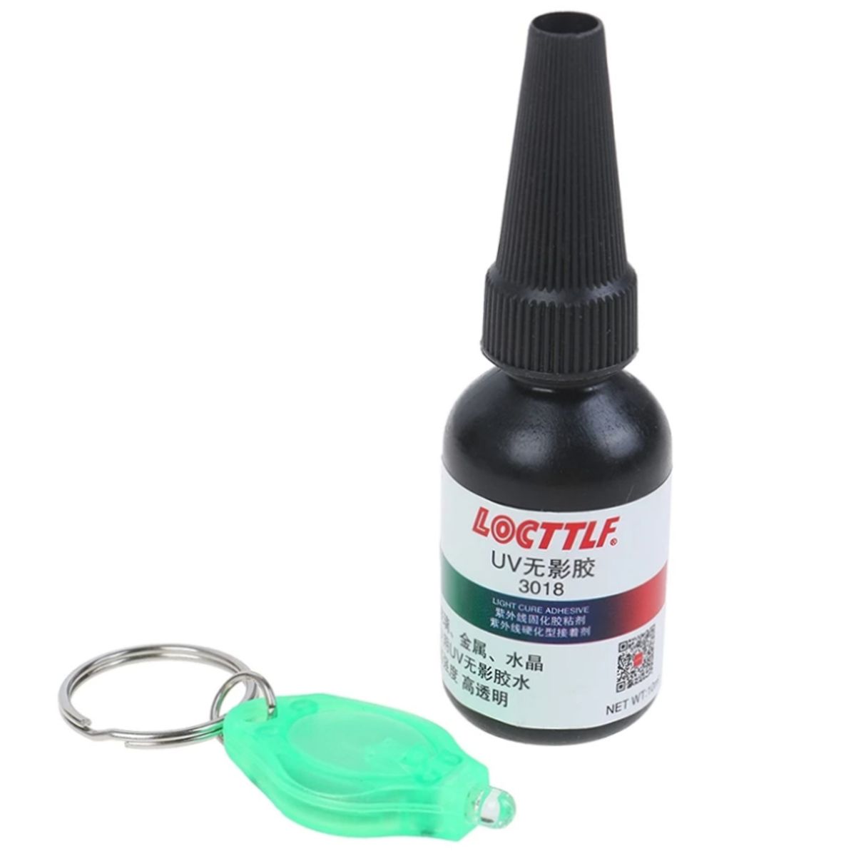 LOCTTLF UV Lim, 10ml med UV-lampe