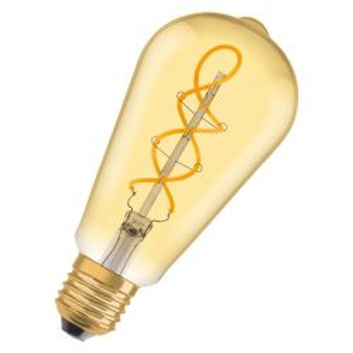 Osram 1906 Led Edison Gold Filament 4w/820 (28w) E27 - Pære