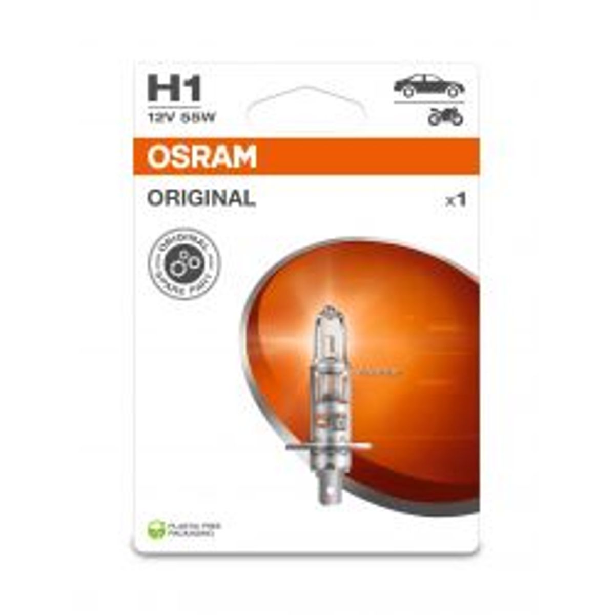 Osramautomotive H1 55w 12v P14,5s Bli1 - Pære