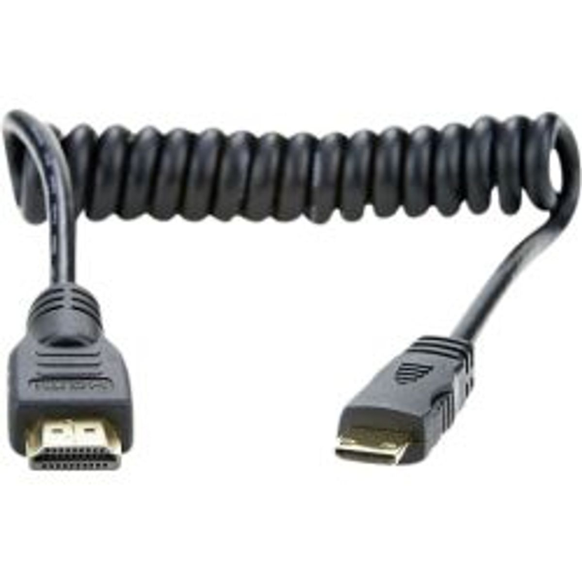 Atomos Coiled -Mini to Full HDMI 30cm - Ledning