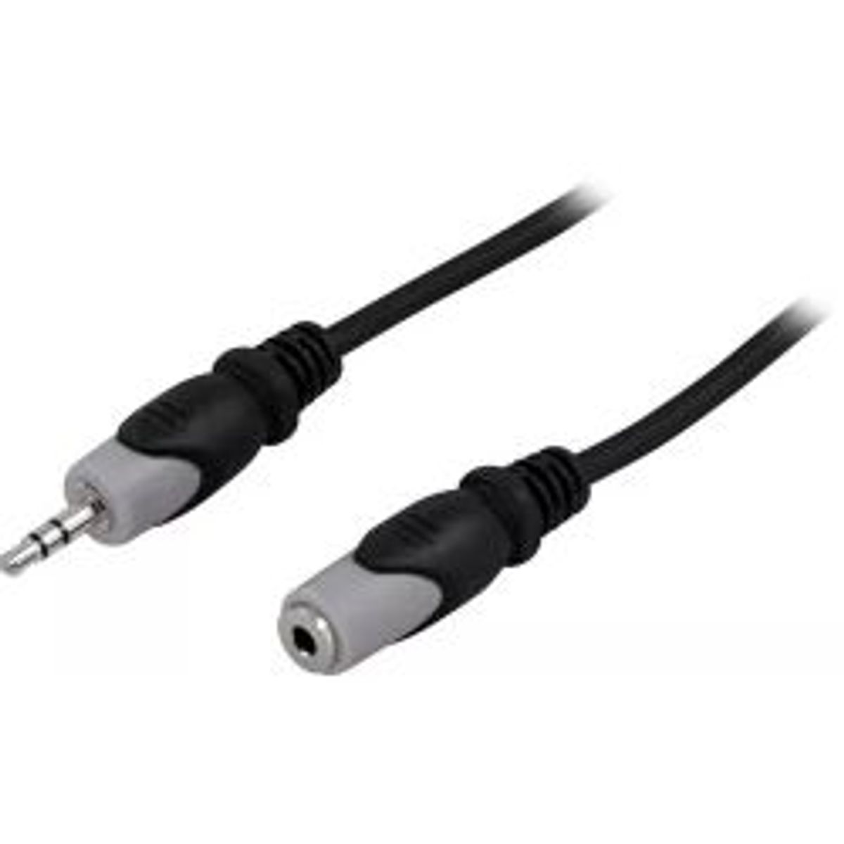 Deltaco Audio Cable 3.5mm Ma - Fe, 1 M - Ledning