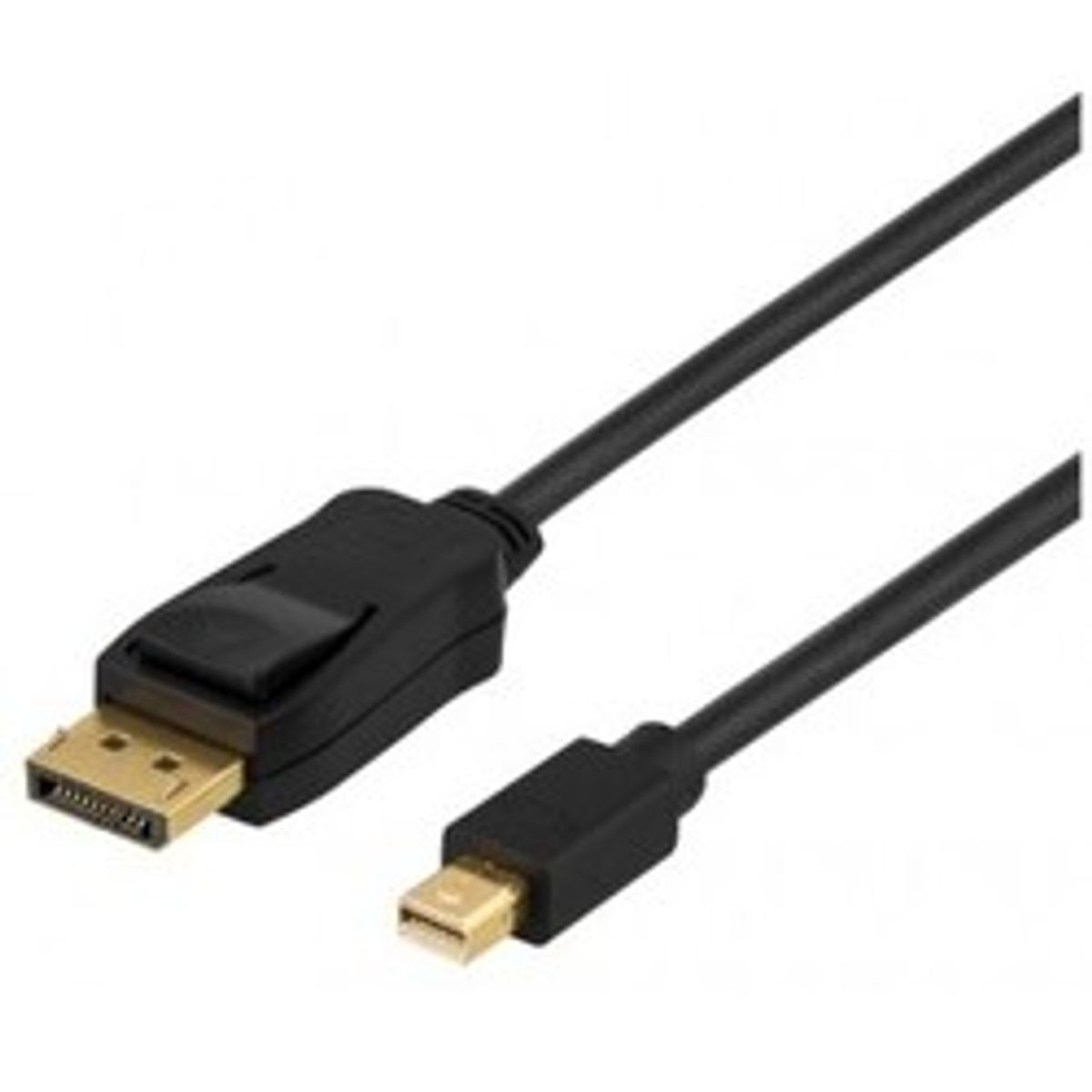 Deltaco Displayport Til Mini Displayport Monitorkabel, 2m, Sort - Ledning