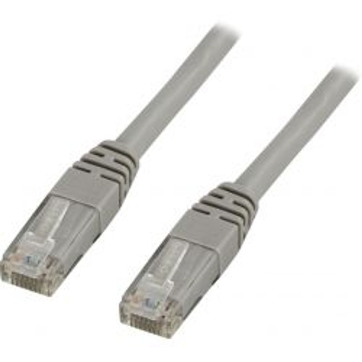 Deltaco U/utp Cat5e Patch Cable, 3m, 100mhz, Grey - Ledning