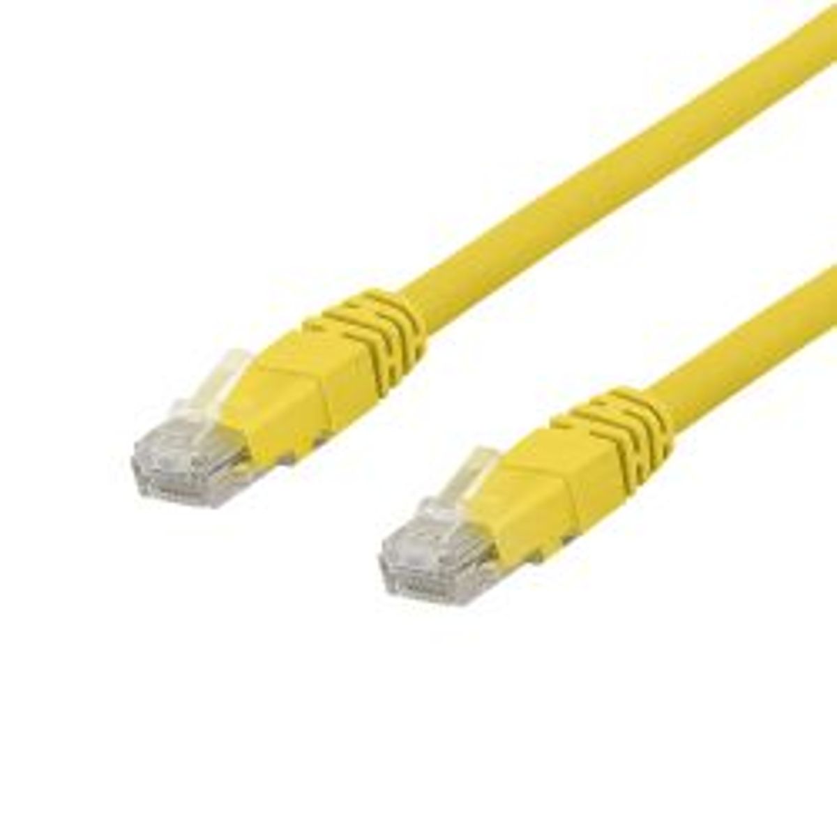 Deltaco U/utp Cat6a Patch Cable, 1.5m, 500mhz, Lszh, Yellow - Ledning