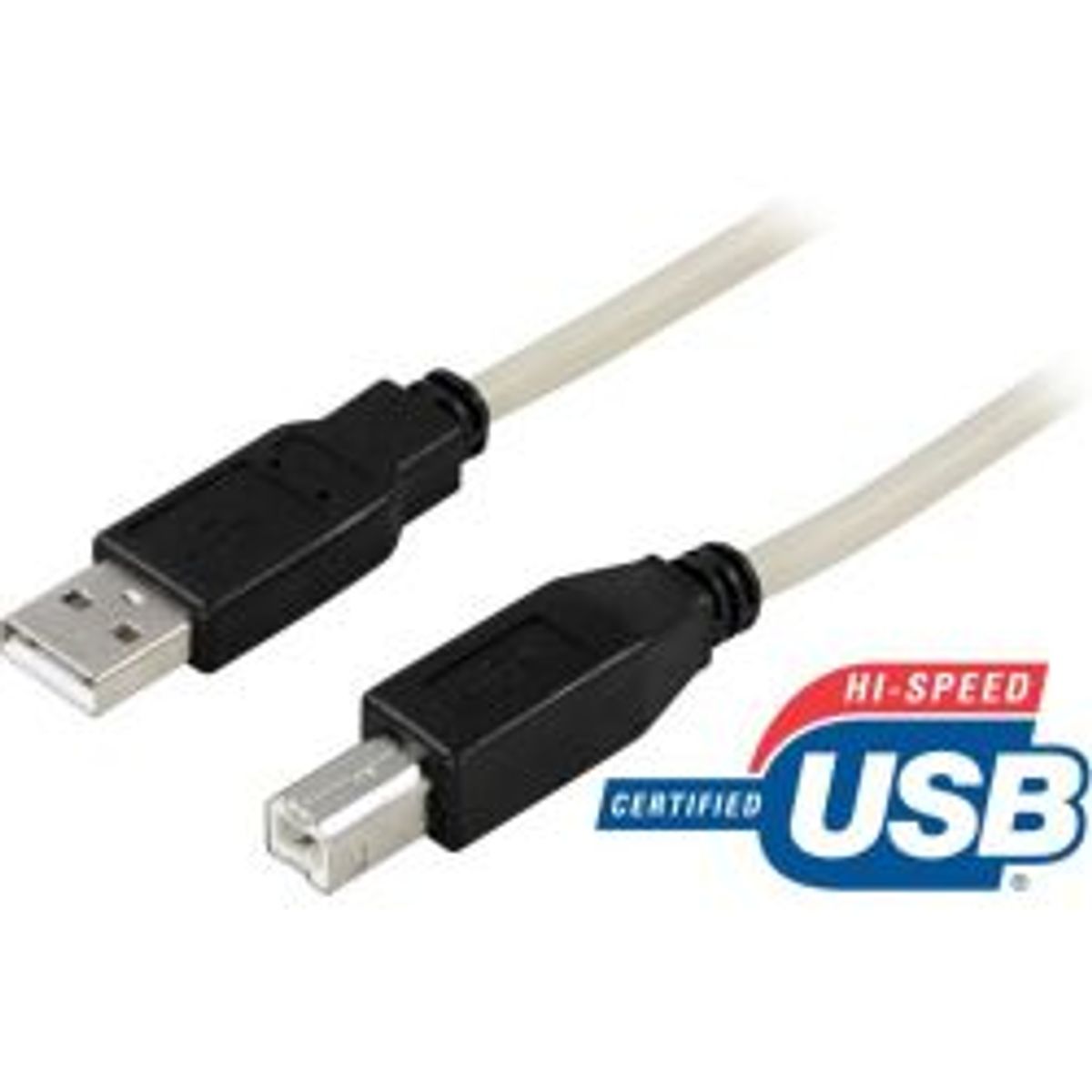 Deltaco Usb 2.0 Cable Type A Male - Type B Male 3m - Ledning