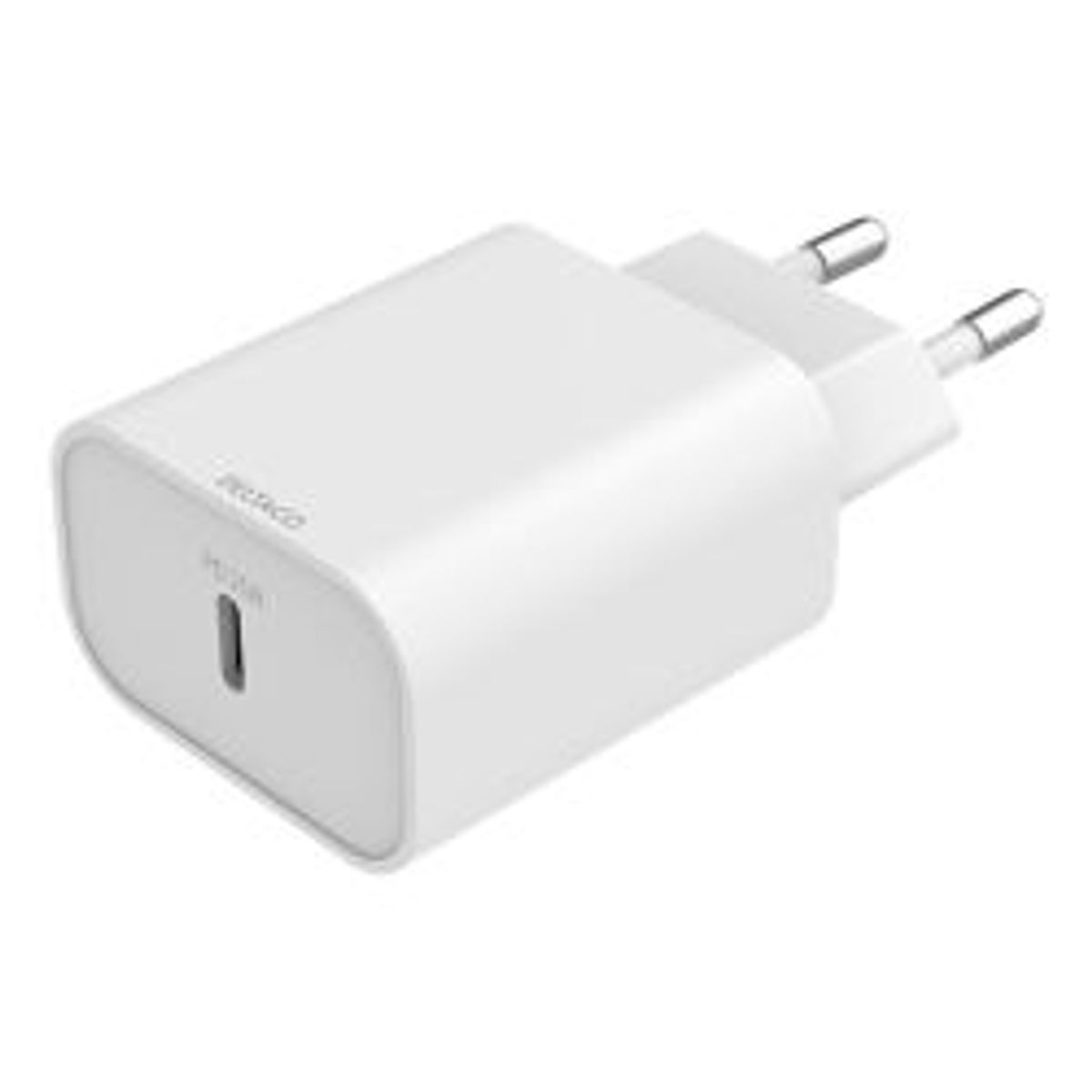 Deltaco Usb-c Wall Charger,1x Usb-c Pd 20 W,pps 25 W,white - Oplader