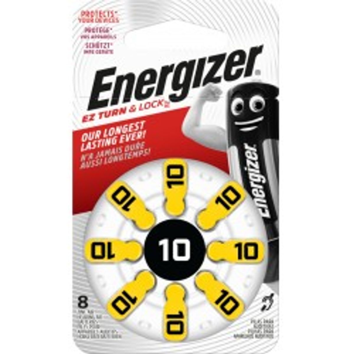 Energizer Hearing Aid 10 -8 pack - Batteri