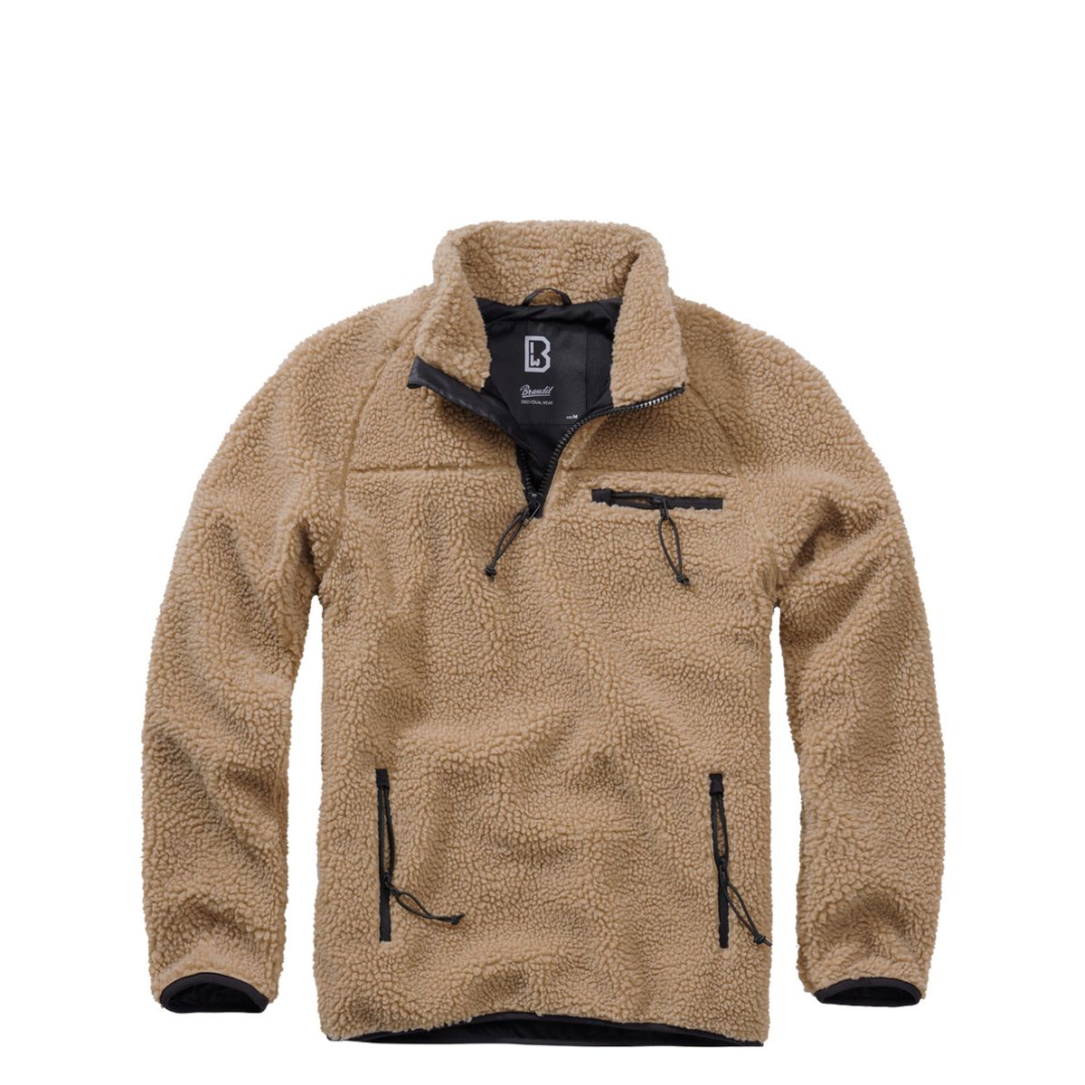 Brandit Teddyfleece Trøje Camel