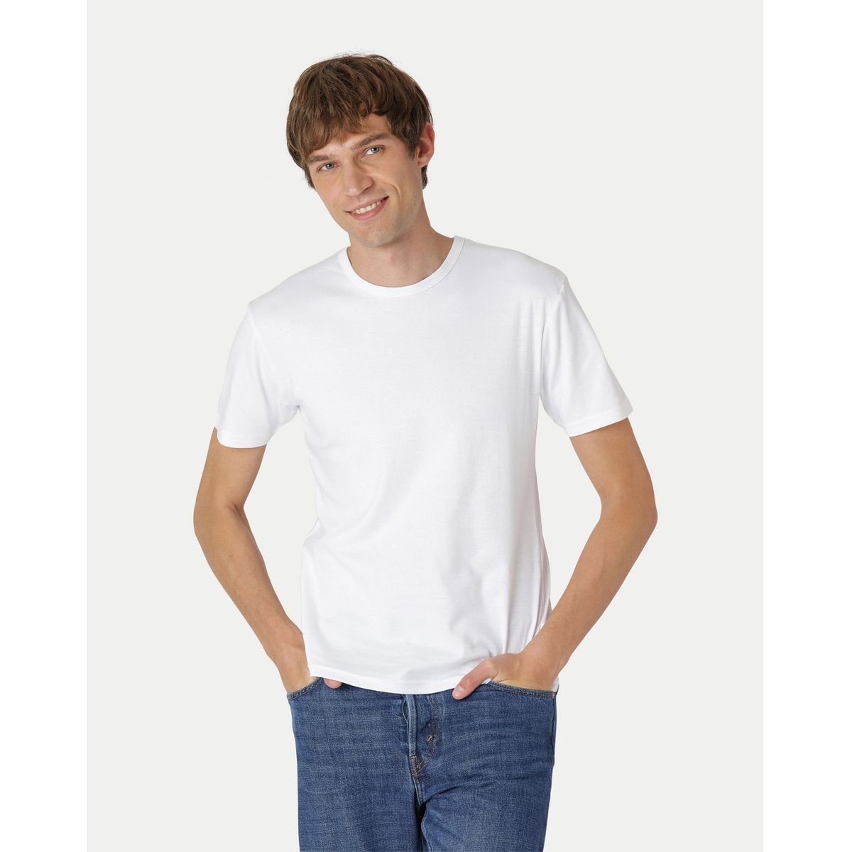 Neutral Interlock T-Shirt Hvid