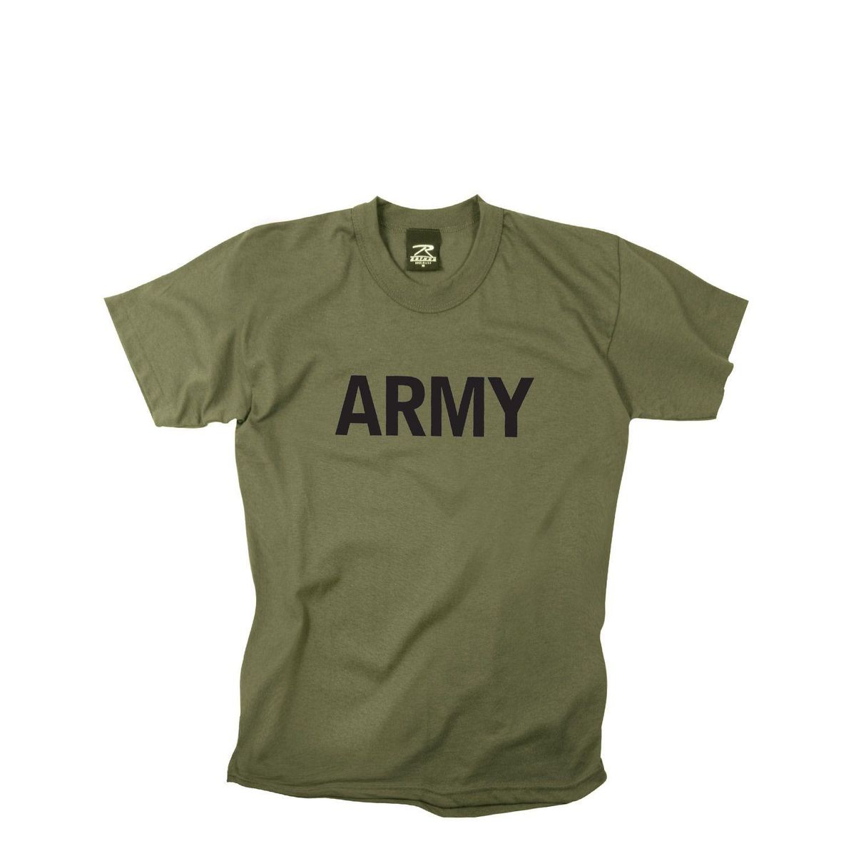 Rothco Olive green running/playing T-shirt with print - KIDS, Army