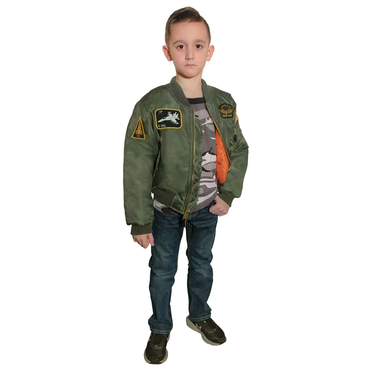 Rothco MA-1 Pilot jacket KIDS TOP GUN Olive