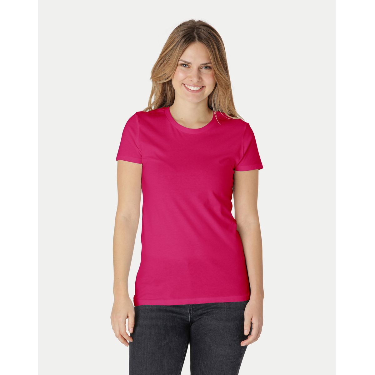 Neutral Dame Fitted T-Shirt Pink