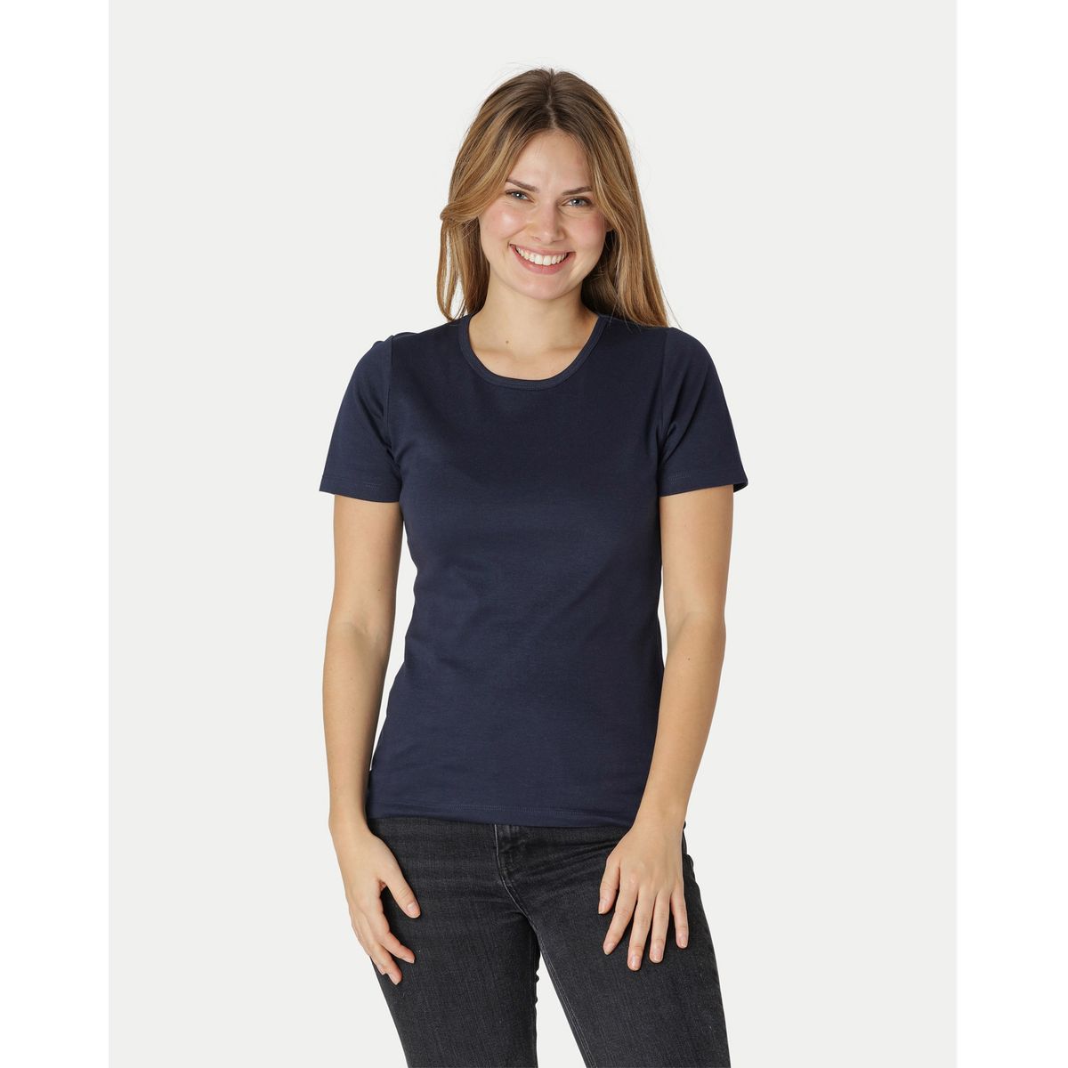 Neutral Dame Interlock T-Shirt Bottle Navy